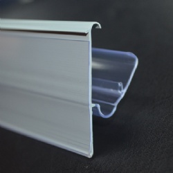JXouxia Factory OEM Clear PVC Extruded Supermarket Shelf Price Label Tag Holder