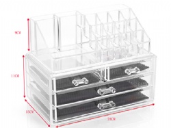 Acrylic Comestic Storage Boxes Make Up Organiser